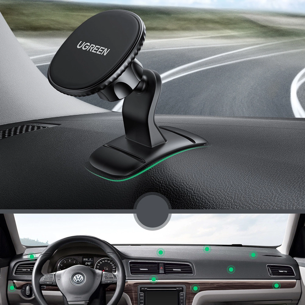 Ugreen Magnetic Car Phone Holder Self-Adhesive for Dashboard Black (LP292)eng