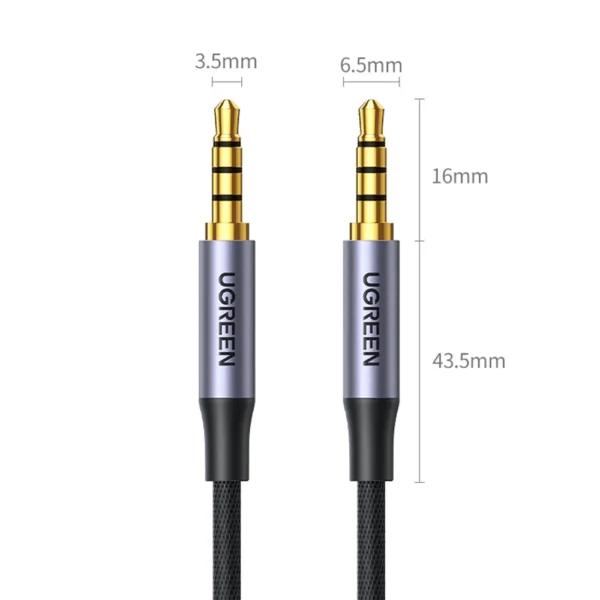 Ugreen AV183 20785 cable 3.5mm mini jack / 3.5mm mini jack 3m - grayeng