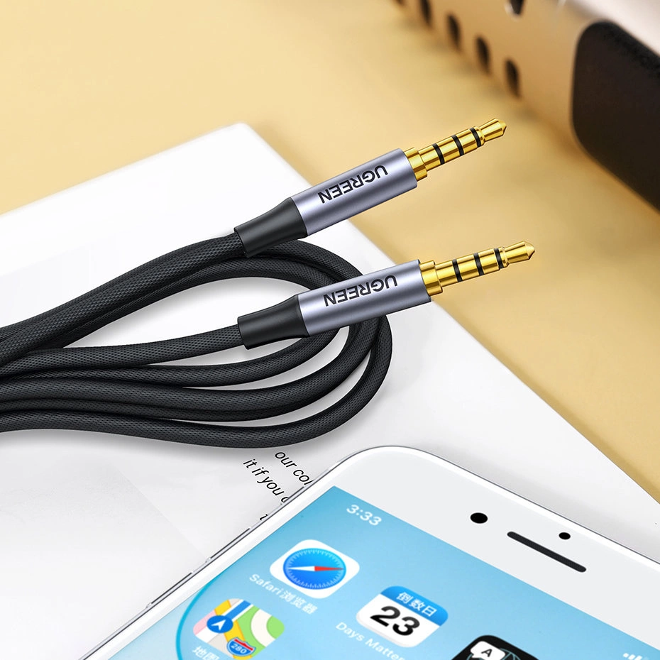 Ugreen AV183 20785 cable 3.5mm mini jack / 3.5mm mini jack 3m - grayeng