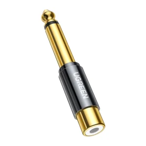 Ugreen 6.35mm jack adapter (male) to RCA (female) gold (AV169 80731)eng