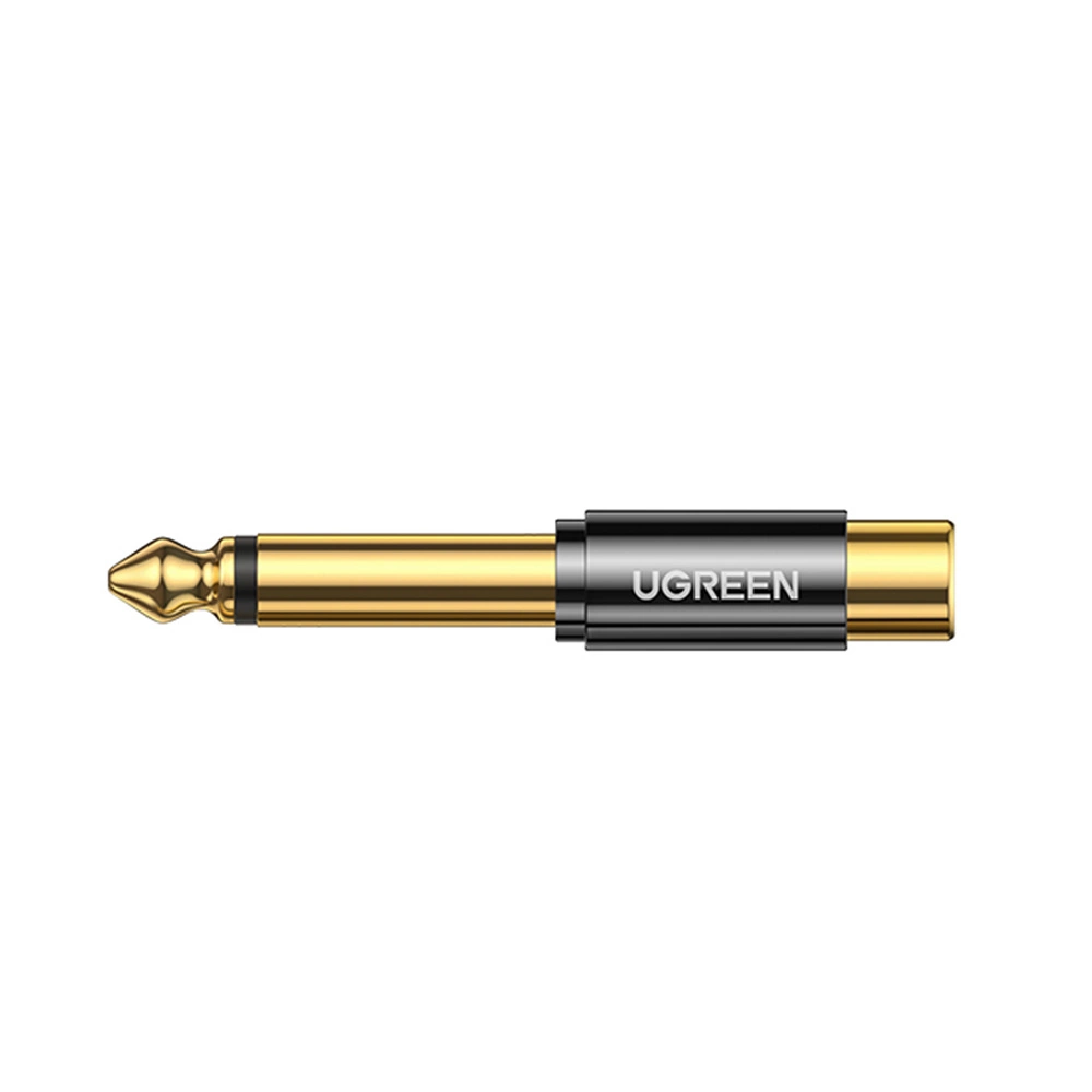 Ugreen 6.35mm jack adapter (male) to RCA (female) gold (AV169 80731)eng