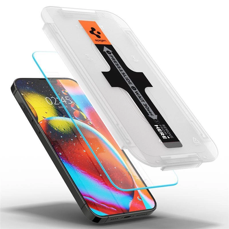 Spigen Glas.tR EZ Fit Privacy Tempered Glass for iPhone 13 Pro Max - 2 pcs.eng