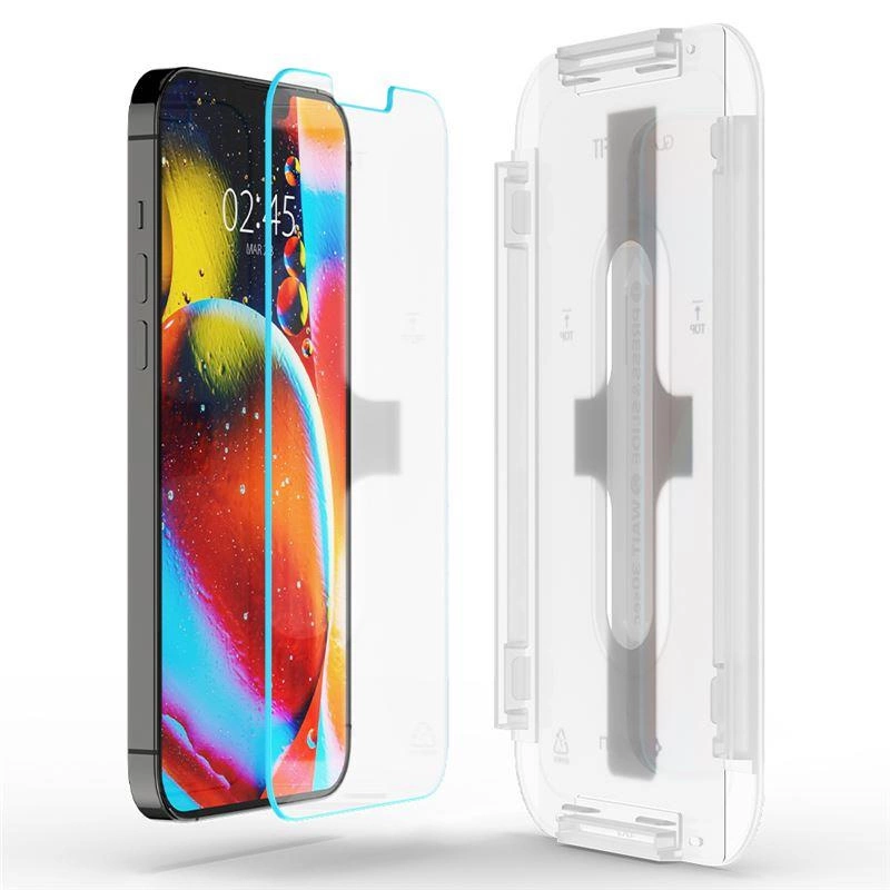 Spigen Glas.tR EZ Fit Privacy Tempered Glass for iPhone 13 Pro Max - 2 pcs.eng