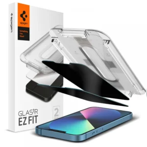 Spigen Glas.tR EZ Fit Privacy Tempered Glass for iPhone 13 / 13 Pro / 14 / 16e - 2 pcs.eng