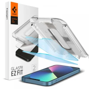Spigen Glas.tR EZ Fit AntiBlue Tempered Glass for iPhone 13 / 13 Pro / 14 / 16e - 2 pcs.eng