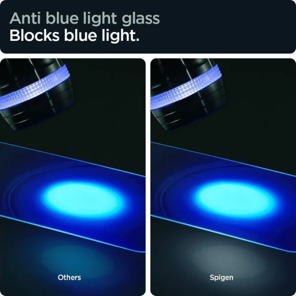 Spigen Glas.tR EZ Fit AntiBlue Tempered Glass for iPhone 13 / 13 Pro / 14 / 16e - 2 pcs.eng