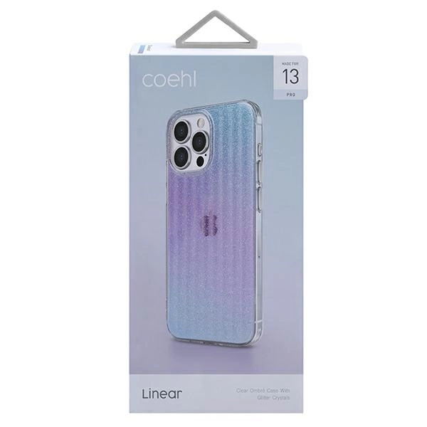 Uniq Coehl Linear case for iPhone 13 Pro / iPhone 13 - pink and blueeng