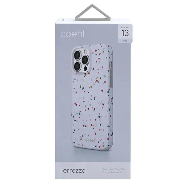 Uniq Coehl Terrazzo case for iPhone 13 Pro / iPhone 13 - whiteeng