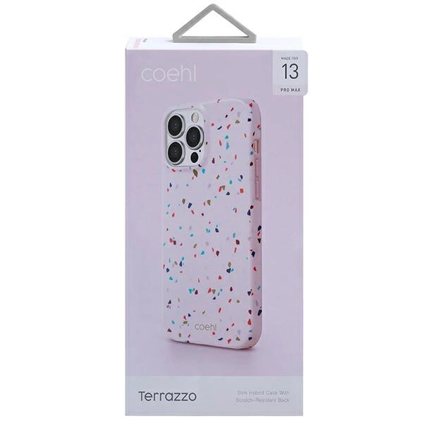 Uniq Coehl Terrazzo case for iPhone 13 Pro Max - pinkeng