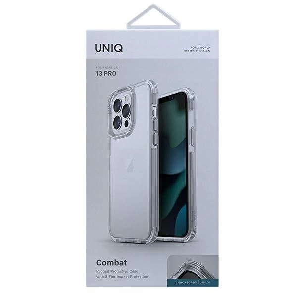 Uniq Combat case for iPhone 13 Pro / iPhone 13 - transparenteng