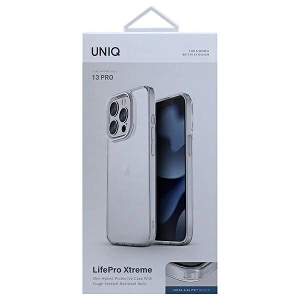 Uniq LifePro Xtreme case for iPhone 13 Pro / iPhone 13 - transparenteng