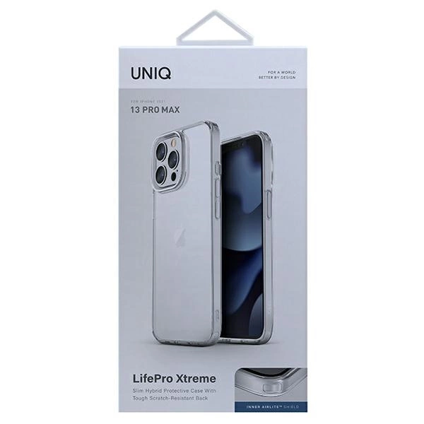Uniq LifePro Xtreme case for iPhone 13 Pro Max - transparenteng