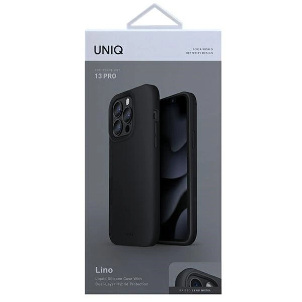 Uniq Lino case for iPhone 13 Pro / iPhone 13 - blackeng