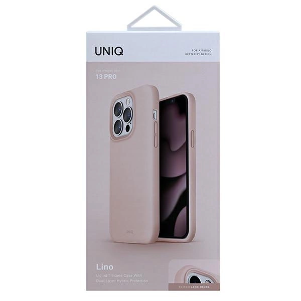 Uniq Lino case for iPhone 13 Pro / iPhone 13 - pinkeng