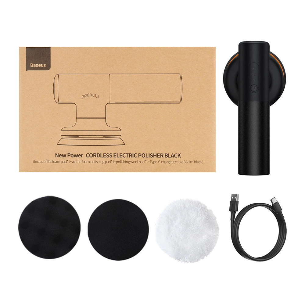 Baseus cordless electric polish machine 30W 4000mAh black (CRDLQ-B01)eng