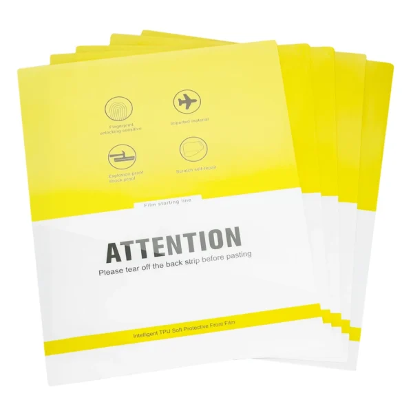 20 pcs. Hydrogel foil for the tablet, self-healing for cutting with a plotter (29 cm x 22.5 cm)eng