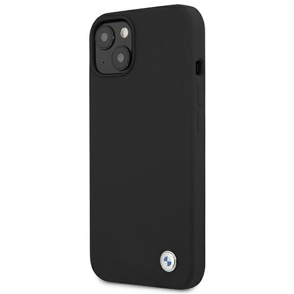 Etui BMW BMHCP13MSILBK iPhone 13 6,1" czarny/black hardcase Silicone Signatureeng