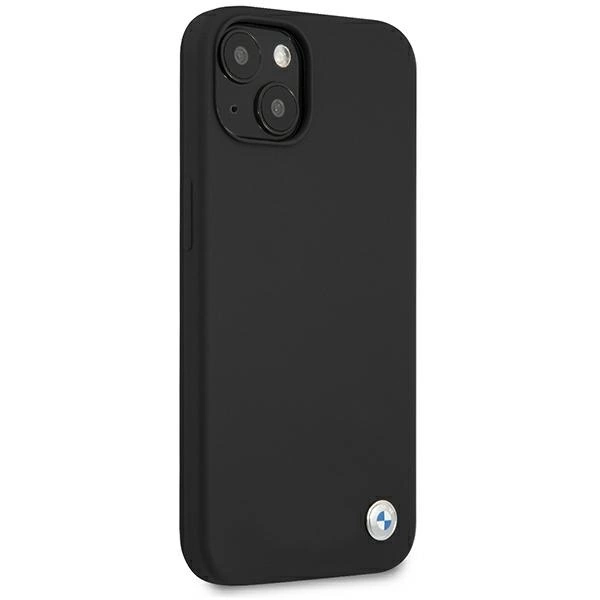 Etui BMW BMHCP13MSILBK iPhone 13 6,1" czarny/black hardcase Silicone Signatureeng
