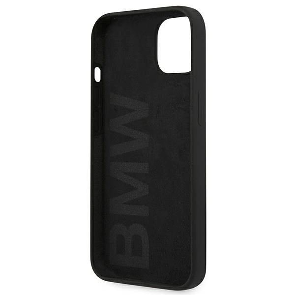 Etui BMW BMHCP13MSILBK iPhone 13 6,1" czarny/black hardcase Silicone Signatureeng