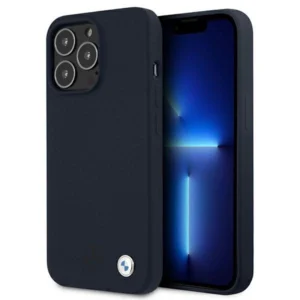 BMW Silicone Signature Case for iPhone 13 Pro Max 6.7" - Navy Blueeng