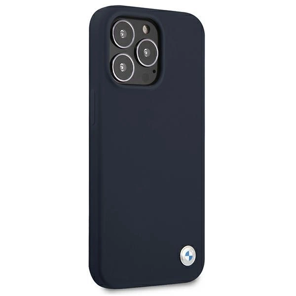 BMW Silicone Signature Case for iPhone 13 Pro Max 6.7" - Navy Blueeng