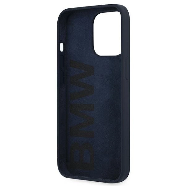 BMW Silicone Signature Case for iPhone 13 Pro Max 6.7" - Navy Blueeng