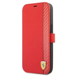 Ferrari FESAXFLBKP13LRE iPhone 13 Pro / 13 6.1" red/red book On Track Carbon Stripeeng
