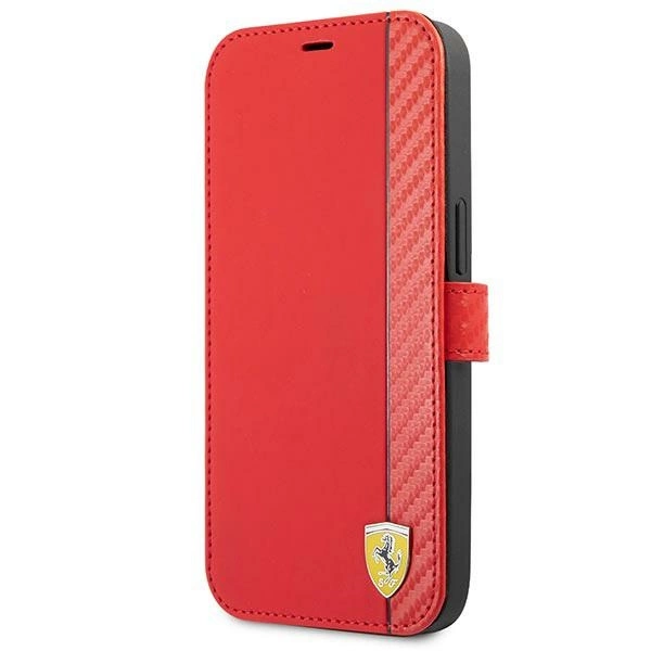 Ferrari FESAXFLBKP13SRE iPhone 13 mini 5.4" red/red book On Track Carbon Stripeeng