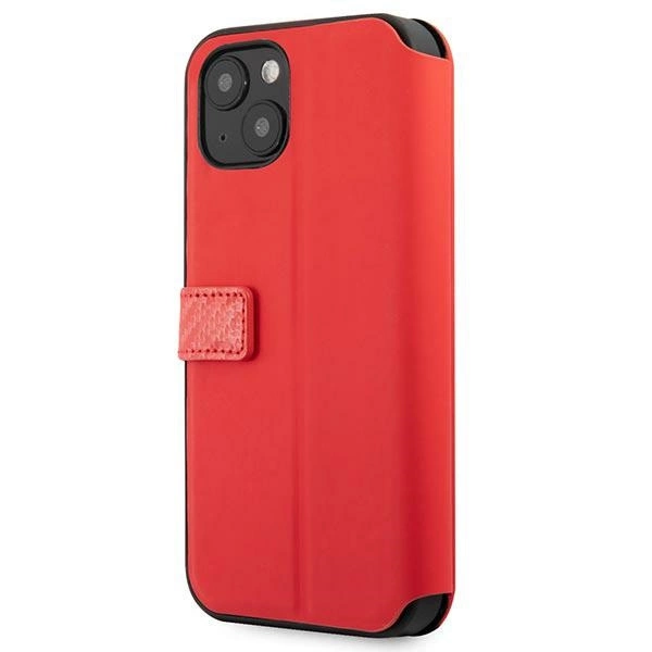 Ferrari FESAXFLBKP13SRE iPhone 13 mini 5.4" red/red book On Track Carbon Stripeeng