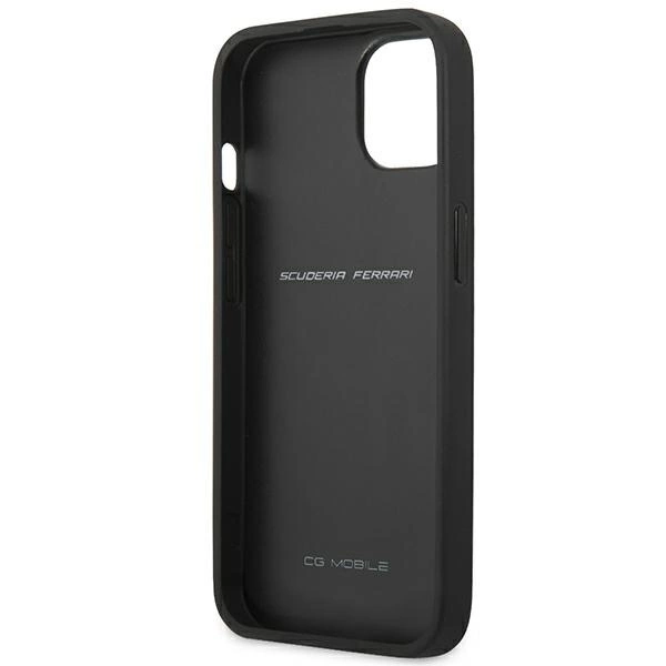 Ferrari FESAXHCP13SBK iPhone 13 mini 5.4" black/black hardcase On Track Carbon Stripeeng