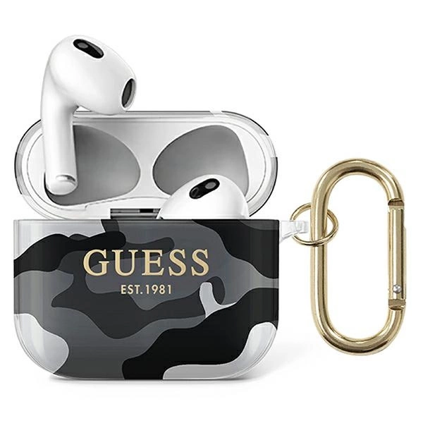 Guess GUA3UCAMG AirPods 3 cover black/black Camo Collectioneng