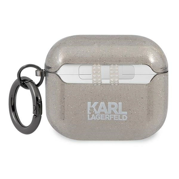 Karl Lagerfeld KLA3UKHGK AirPods 3 cover czarny/black Glitter Karl`s Headeng