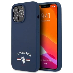US Polo USHCP13XSFGV iPhone 13 Pro Max 6,7" granatowy/navy Silicone Collectioneng