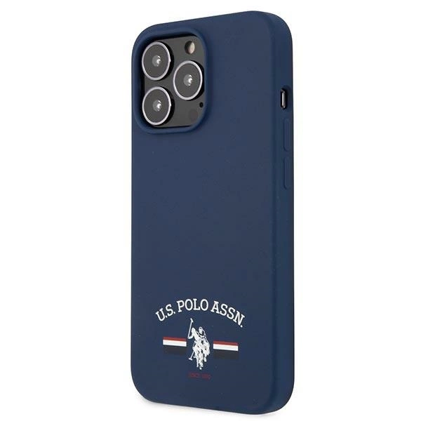 US Polo USHCP13XSFGV iPhone 13 Pro Max 6,7" granatowy/navy Silicone Collectioneng