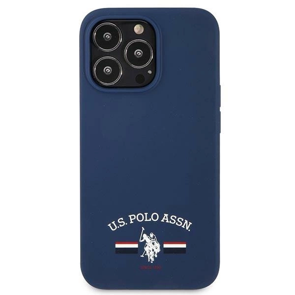 US Polo USHCP13XSFGV iPhone 13 Pro Max 6,7" granatowy/navy Silicone Collectioneng