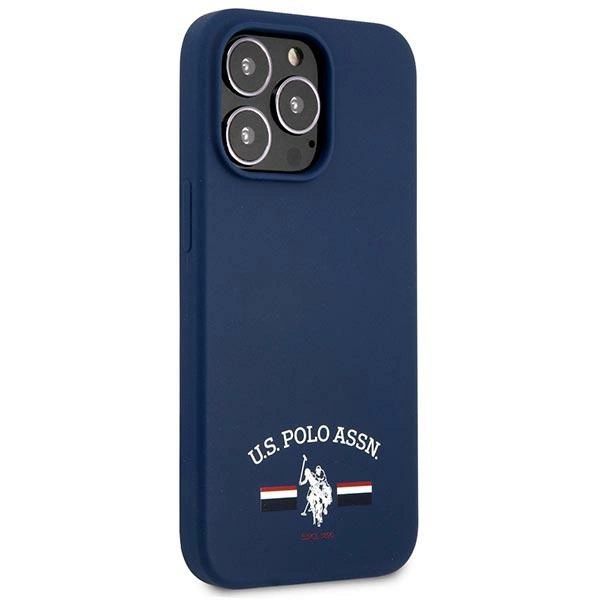 US Polo USHCP13XSFGV iPhone 13 Pro Max 6,7" granatowy/navy Silicone Collectioneng