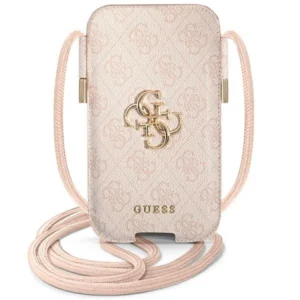 Guess Torebka GUPHL4GMGPI 6,7" różowy/pink hardcase 4G Big Metal Logoeng