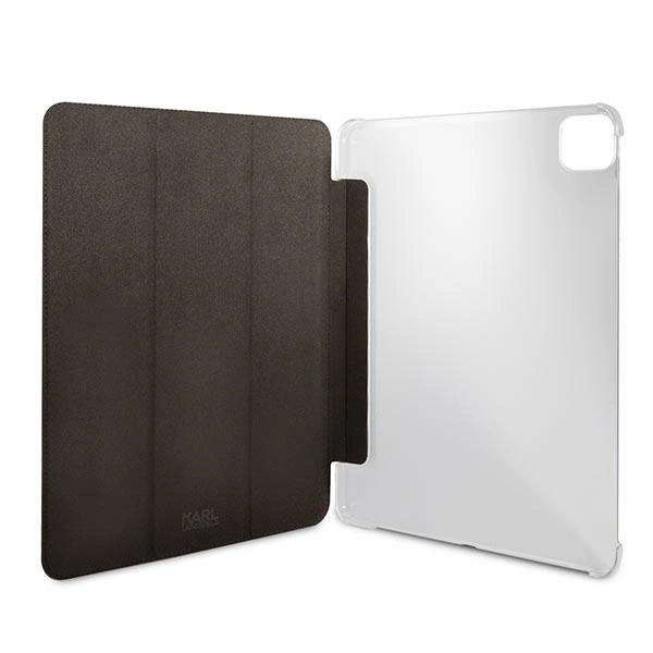 Karl Lagerfeld KLFC12OKCK iPad 12.9" Pro 2021 Book Cover czarny/black Saffiano Karl &Choupetteeng
