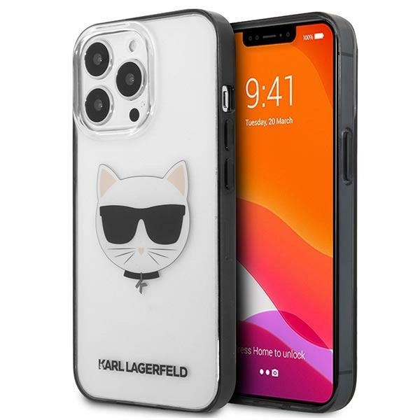 Karl Lagerfeld KLHCP13LHCHCK iPhone 13 Pro / 13 6,1" transparent Ikonik Choupetteeng