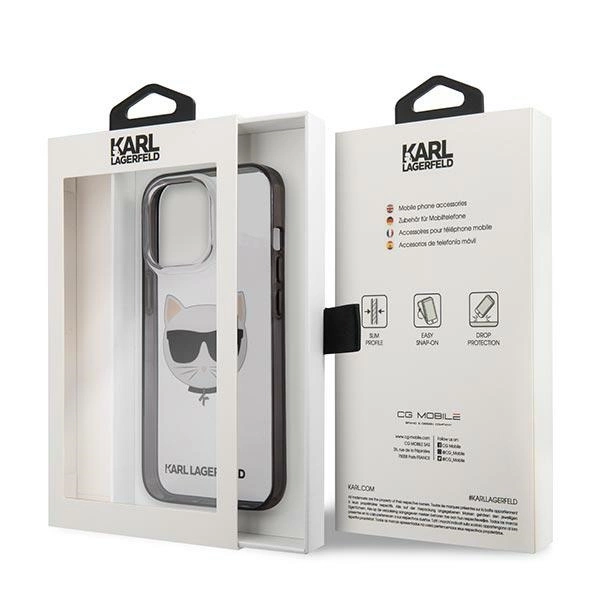 Karl Lagerfeld KLHCP13LHCHCK iPhone 13 Pro / 13 6,1" transparent Ikonik Choupetteeng