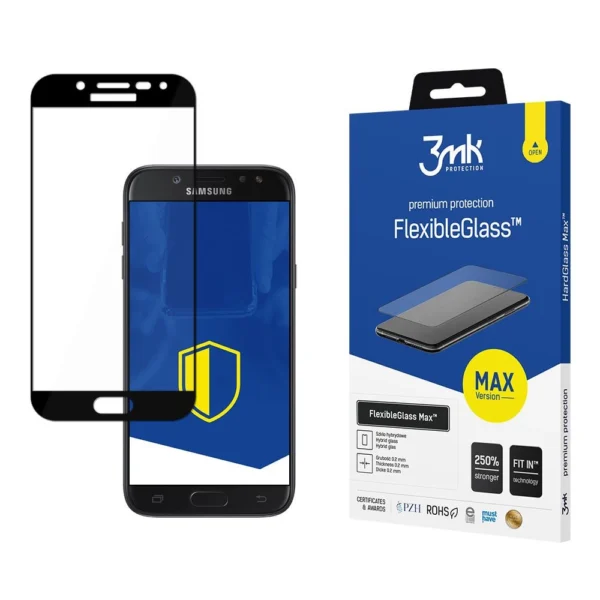 Samsung Galaxy J5 2017 Black - 3mk FlexibleGlass Max™eng