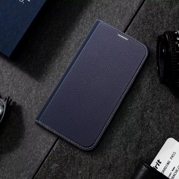 DUX DUCIS wallet case SKIN X2 for IPHONE 14 Pro blue