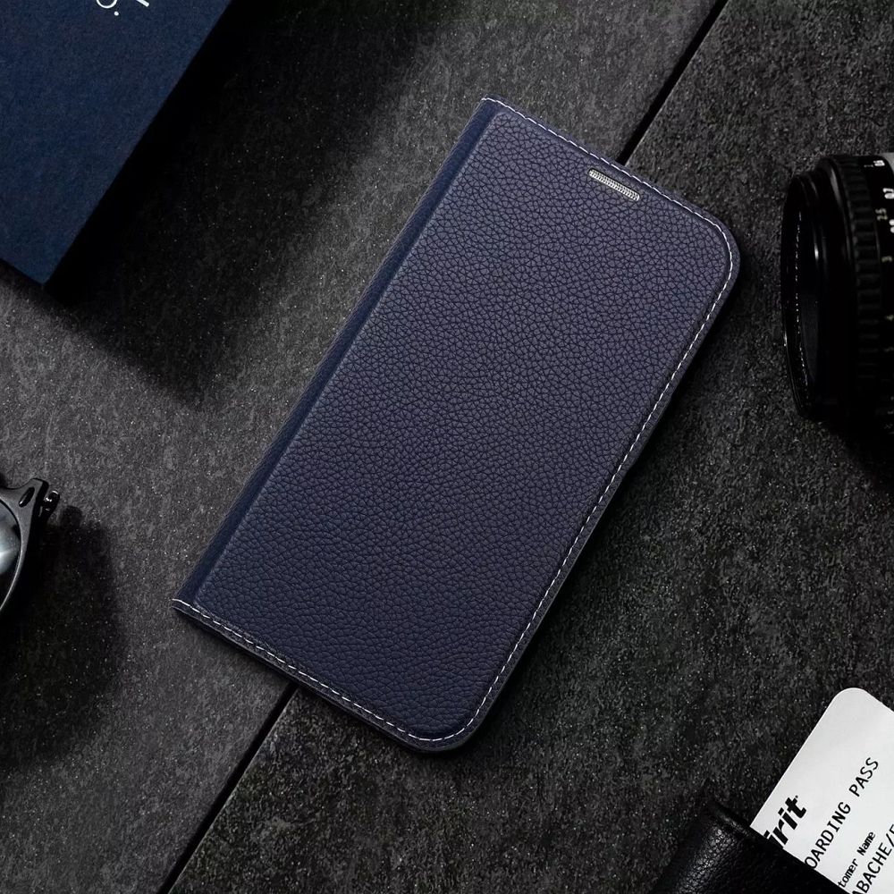 DUX DUCIS wallet case SKIN X2 for IPHONE 14 Pro blue