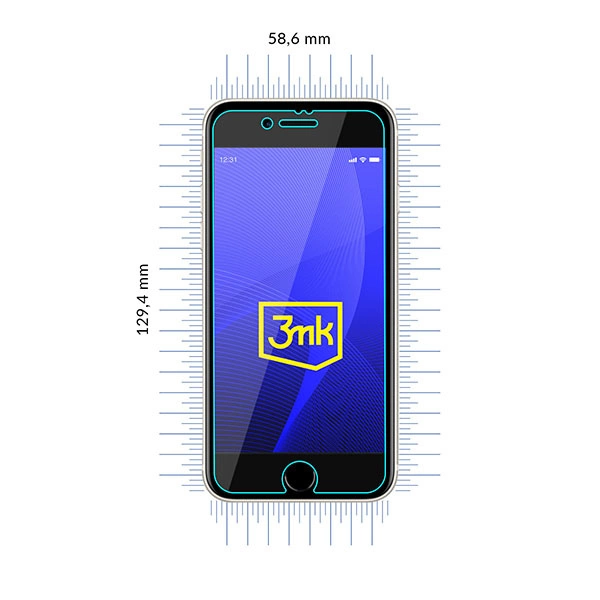 Apple iPhone SE 2022 - 3mk FlexibleGlass™eng