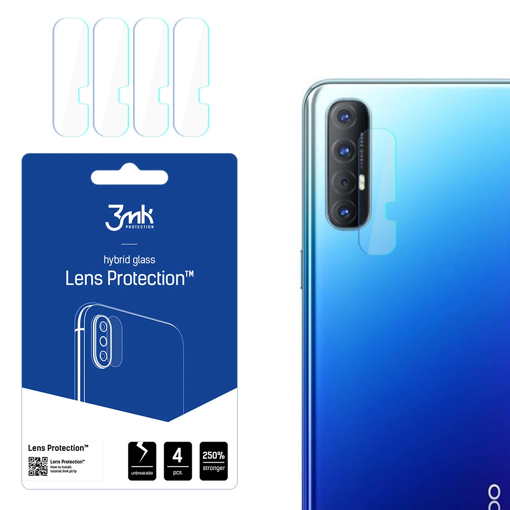 3mk Lens Protection™ hybrid camera glass for Oppo Reno 3 Proeng
