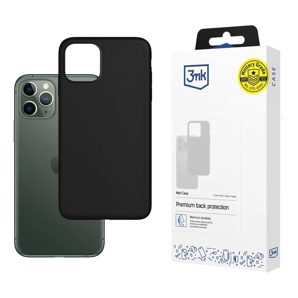 Apple iPhone 12/12 Pro - 3mk Matt Case blackeng