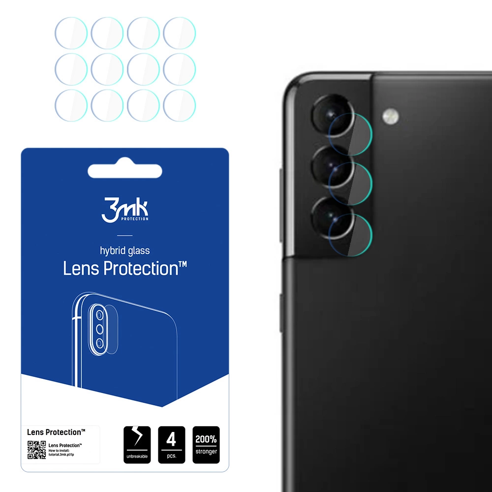 3mk Lens Protection™ hybrid camera glass for Samsung Galaxy S21 5Geng