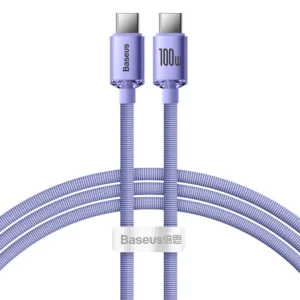 Baseus CAJY000701 USB-C - USB-C PD cable 100W 5A 480Mb/s 1.2m - purpleeng