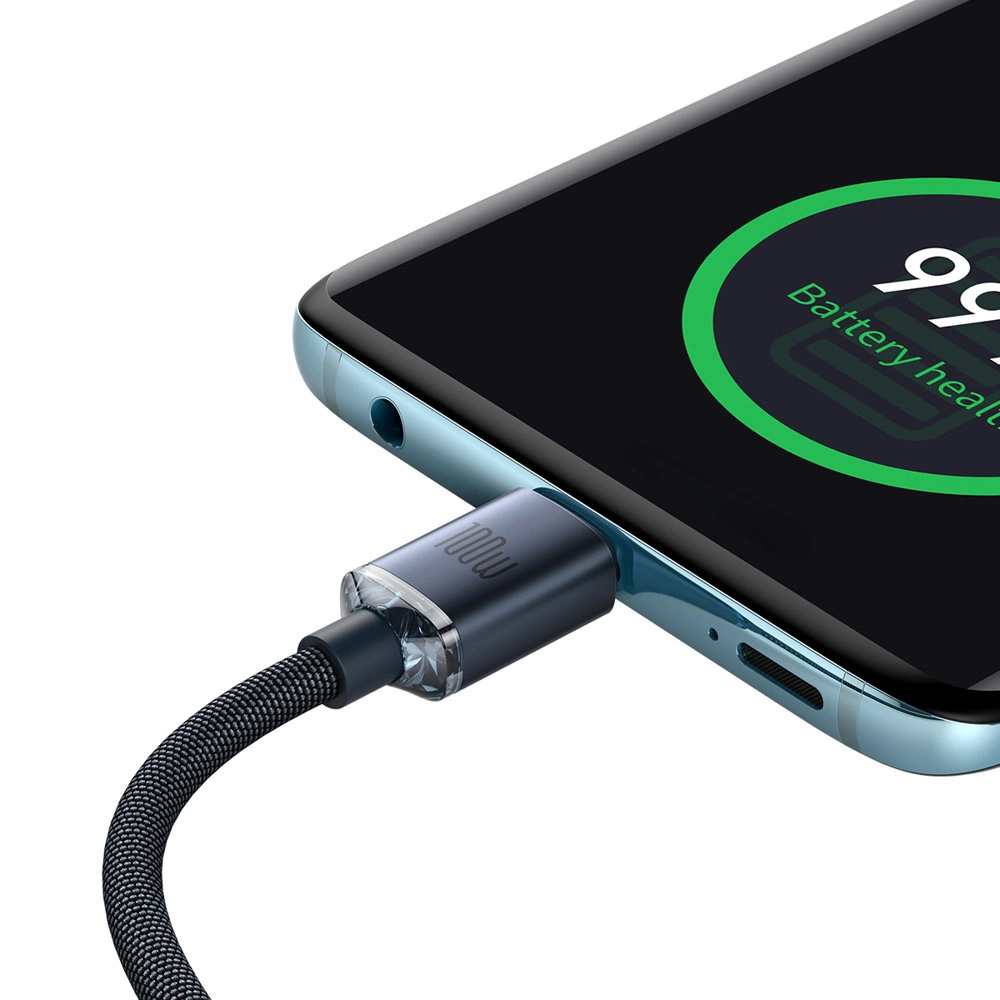 Baseus CAJY000701 USB-C - USB-C PD cable 100W 5A 480Mb/s 2m - blackeng