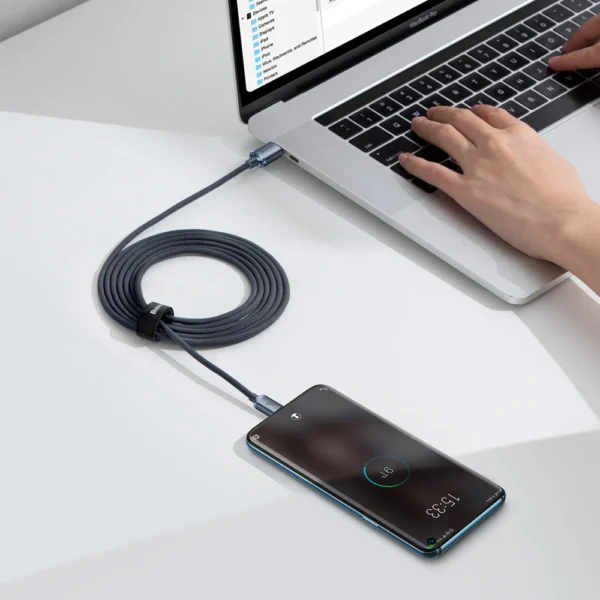 Baseus CAJY000701 USB-C - USB-C PD cable 100W 5A 480Mb/s 2m - blackeng